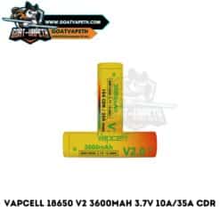 ถ่านส้ม Vapcell 18650 V2 3600mAh CDR