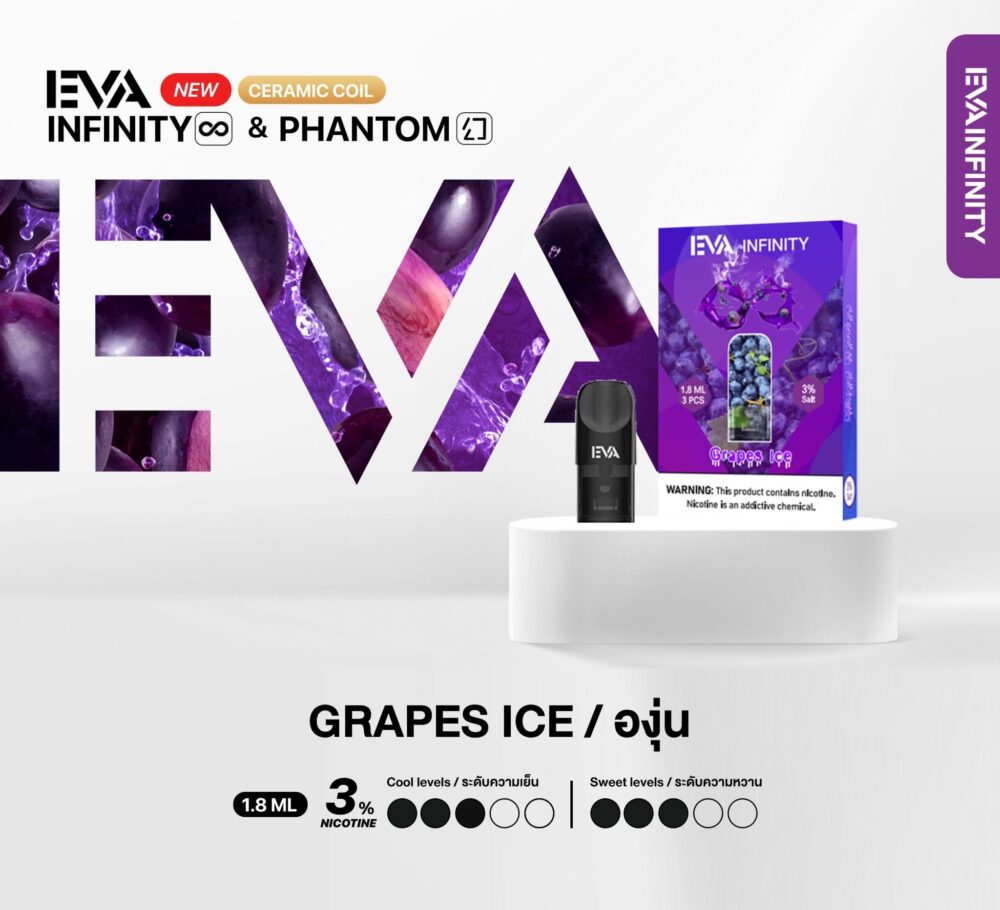 EVA INFINITY POD GRAPES ICE