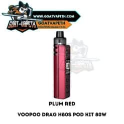 Voopoo Drag H80S Pod Kit Plum Red