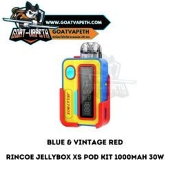 Rincoe Jellybox XS Pod Kit Blue & Vintage Red