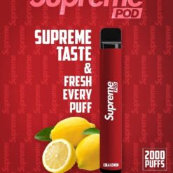 Supreme Pod 2000 Puffs Cola Lemon