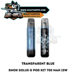 Smok Solus G Pod KIt Transparent Blue