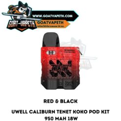 Uwell Caliburn Tenet KOKO Pod Kit Red Black
