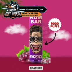 RUM BAR 9000 Puffs Grape Ice