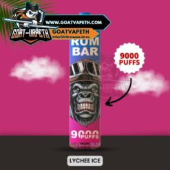 RUM BAR 9000 Puffs Lychee Ice