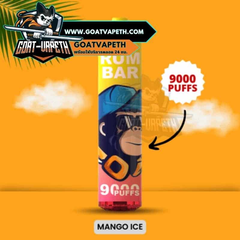 RUM BAR 9000 Puffs Mango Ice