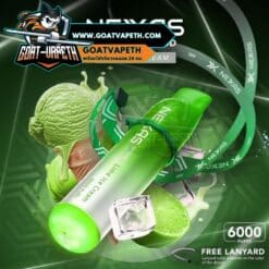 NEXAS 6000 Puffs Lime Ice Cream