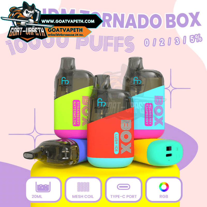 RANDM TORNADO BOX 10000 PUFFS
