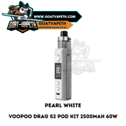 Voopoo Drag S2 Pod Kit Pearl White