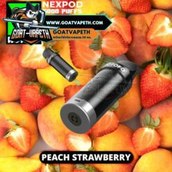 Wotofo Nexpod Prefilled 5000 Puffs Peach Strawberry