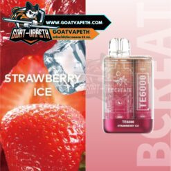 Ebcreate TE 6000 Puffs Strawberry Ice