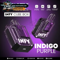 Infy Cube Box Indigo Purple