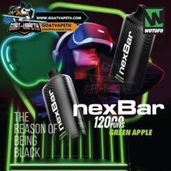 Wotofo Nexbar 12000 Puffs Green Apple