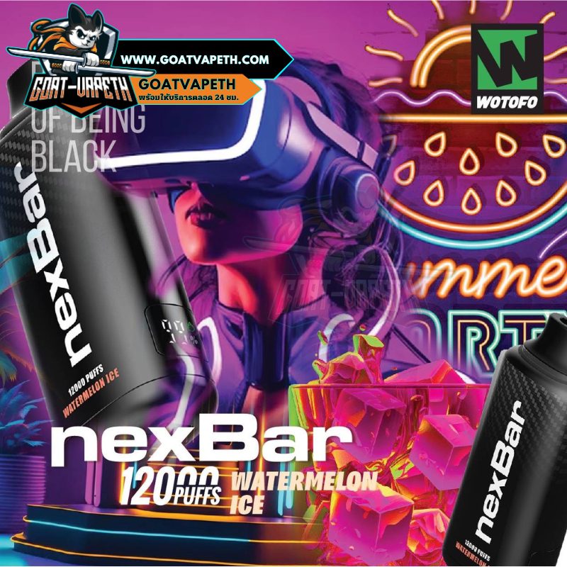 Wotofo Nexbar 12000 Puffs Watermelon Ice