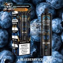 VNSN QUAKE PRO 14000 คำ Blueberry Ice