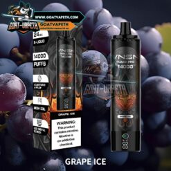 VNSN QUAKE PRO 14000 คำ Grape Ice