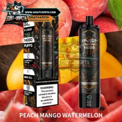 VNSN QUAKE PRO 14000 คำ Peach Mango Watermelon