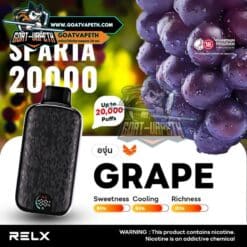 RELX SPARTA 20000คำ Grape