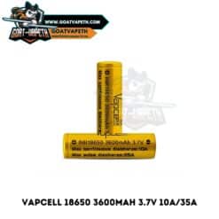 ถ่านทอง Vapcell 18650 3600mAh