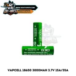 ถ่านเขียว Vapcell 18650 3000mAh