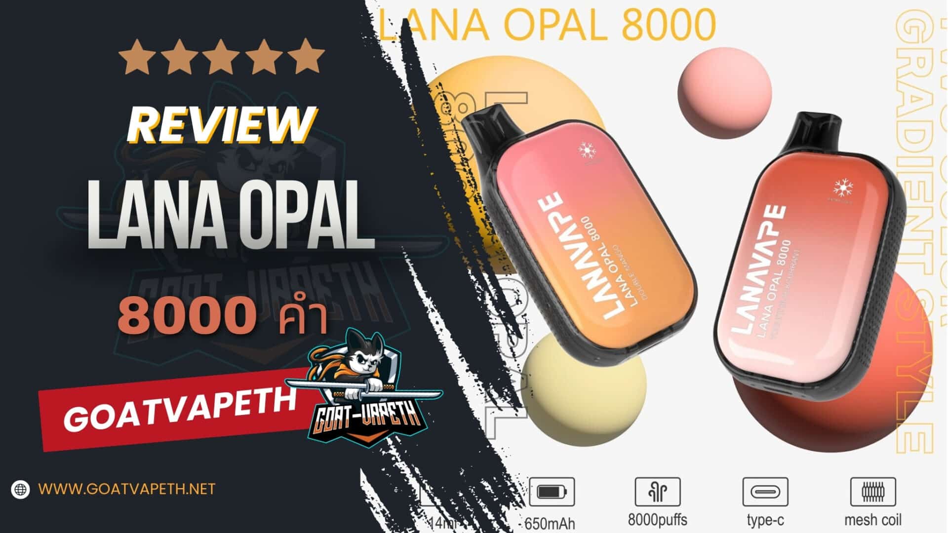 รีวิว LANA OPAL 8000คำ