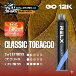 RELX SMASH GO 12000คำ Classic Tobacco นิค5