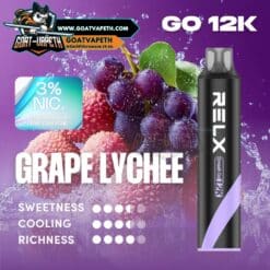 RELX SMASH GO 12000คำ Grape Lychee