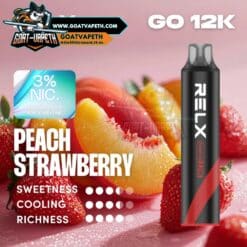 RELX SMASH GO 12000คำ Peach Strawberry