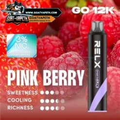 RELX SMASH GO 12000คำ Pink Berry