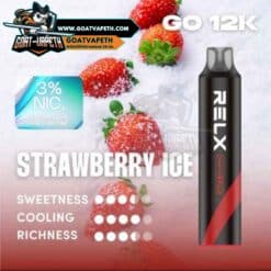 RELX SMASH GO 12000คำ Strawberry Ice